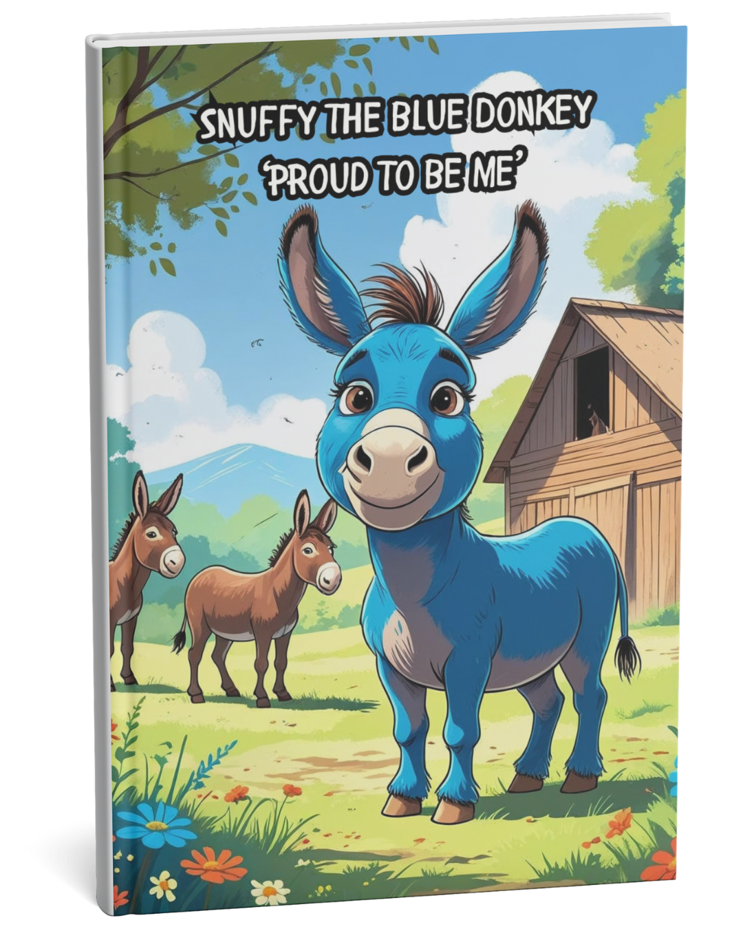 Snuffy the Donkey + Snuffy the blue Donkey 'PROUD TO BE ME' Book