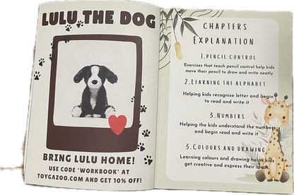 Learn with the Animals - Kids Workbook